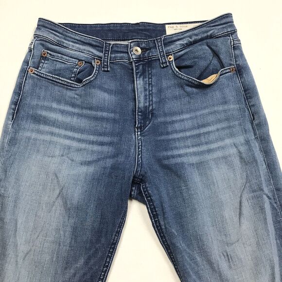 RAG & BONE Jeans Women 28x30 Light Sunset Wash Blue Denim Skinny slim Stretch - Picture 3 of 16